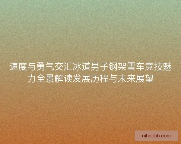 速度与勇气交汇冰道男子钢架雪车竞技魅力全景解读发展历程与未来展望 速度与勇气交汇冰道男子钢架雪车竞技魅力全景解读发展历程与未来展望